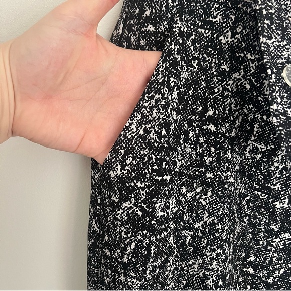 Paraphrase Black and White allover Pattern Women's Dress Pant Trousers size 10 - Picture 6 of 6